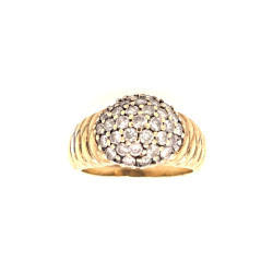 Pre Owned 9ct Diamond Cluster Ring ZX41
